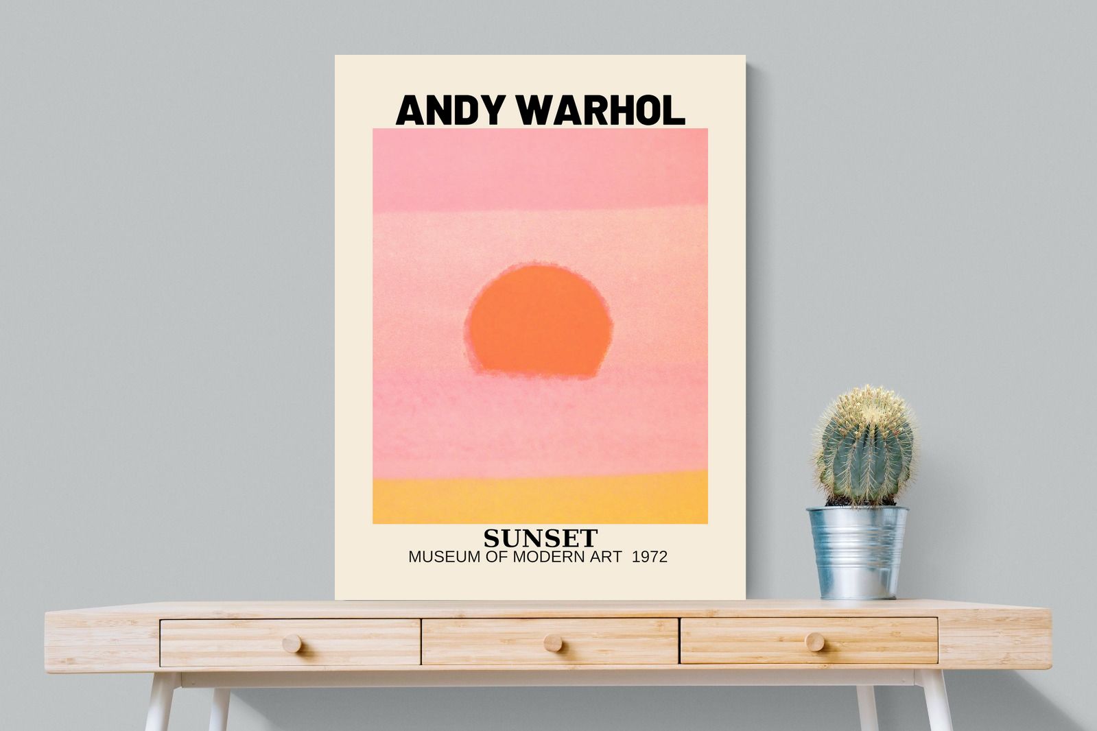 Pixalot Warhol Exhibition Poster