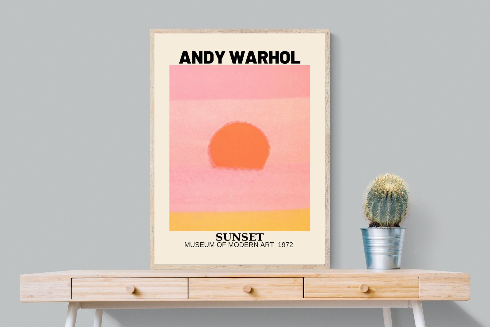 Pixalot Warhol Exhibition Poster