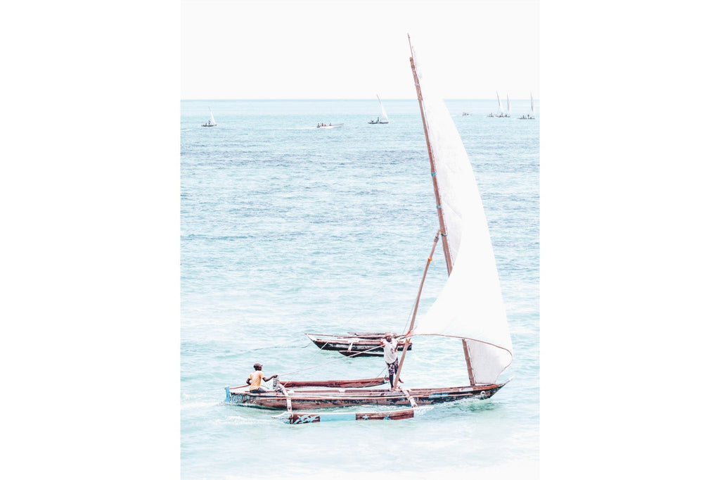 Zanzibar Dhow Fleet-Wall_Art-Pixalot